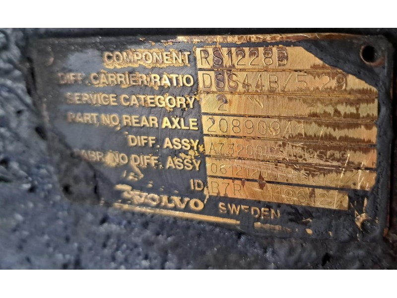 Recambio de diferencial trasero para volvo autobus b7rle mk iii referencia OEM IAM DSS44B 75982 R