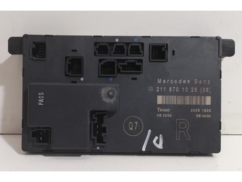 Recambio de modulo electronico para mercedes-benz clase e (w211) berlina e 220 cdi (211.008) referencia OEM IAM 2118701026 78174