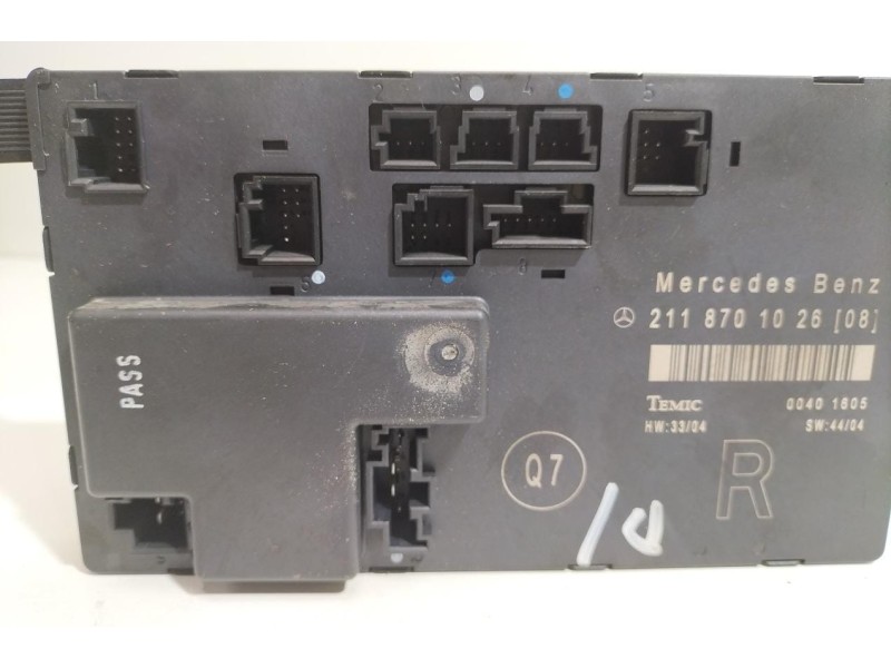 Recambio de modulo electronico para mercedes-benz clase e (w211) berlina e 220 cdi (211.008) referencia OEM IAM 2118701026 78174
