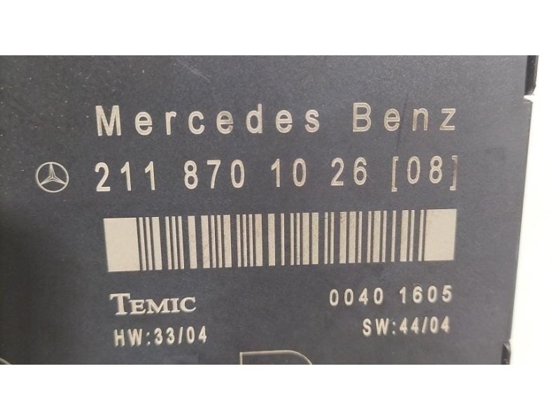 Recambio de modulo electronico para mercedes-benz clase e (w211) berlina e 220 cdi (211.008) referencia OEM IAM 2118701026 78174