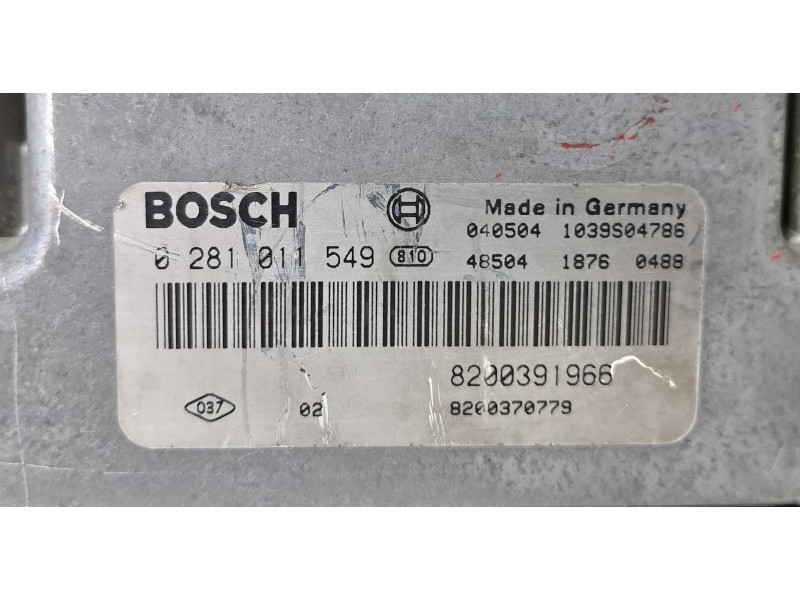 Recambio de centralita motor uce para renault scenic ii 1.9 dci diesel referencia OEM IAM 8200391966 75423 R