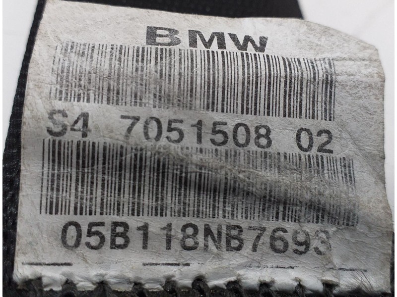 Recambio de cinturon seguridad trasero derecho para bmw x5 (e53) 3.0d referencia OEM IAM 33000342E 54110 