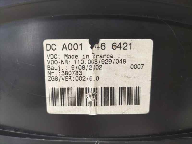 Recambio de cuadro instrumentos para mercedes-benz sprinter 02.00  combi referencia OEM IAM A0014466421 86957 