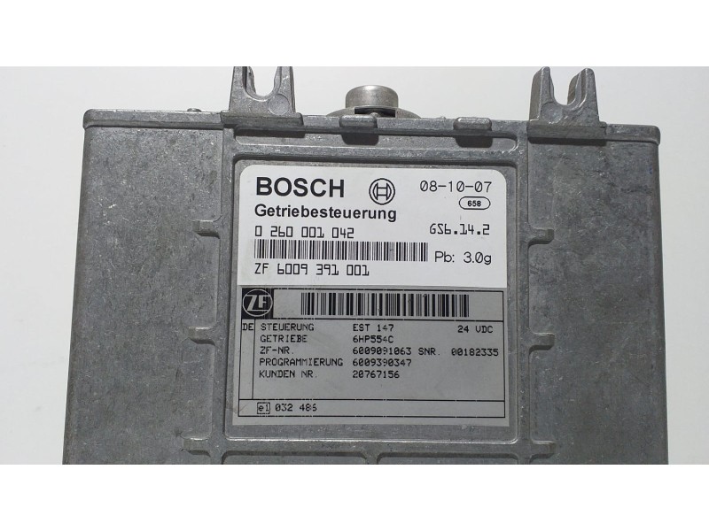 Recambio de centralita cambio automatico para volvo autobus volvo mkiii 4x2 e5 referencia OEM IAM 0260001042 68580 