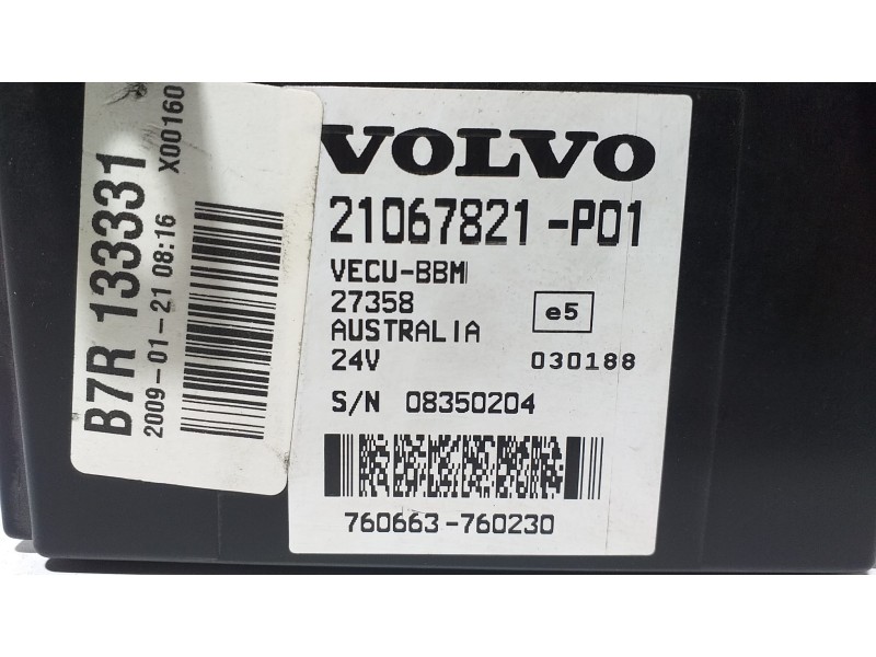 Recambio de modulo electronico para volvo autobus volvo mkiii 4x2 e5 referencia OEM IAM 21067821 68584 