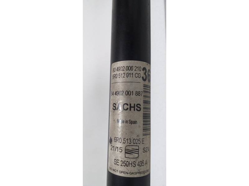 Recambio de amortiguador trasero izquierdo para seat ibiza (6j5) 1.6 tdi referencia OEM IAM 6R0513025E 66025 