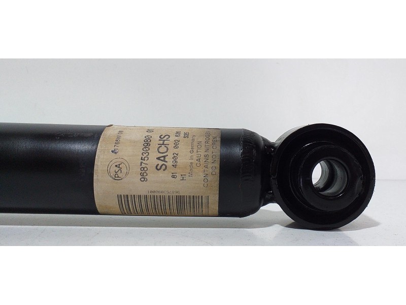 Recambio de amortiguador trasero izquierdo para citroën berlingo cuadro sx l referencia OEM IAM 9687530980 66027 