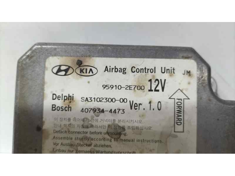 Recambio de centralita airbag para hyundai tucson (jm) 2.0 crdi comfort (4wd) referencia OEM IAM 959102E700 84141 R