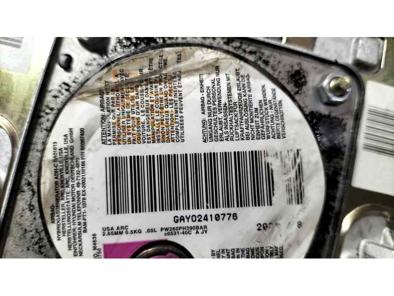 Recambio de airbag delantero izquierdo para hyundai tucson (jm) 2.0 crdi comfort (4wd) referencia OEM IAM 569002E200DD 84144 R