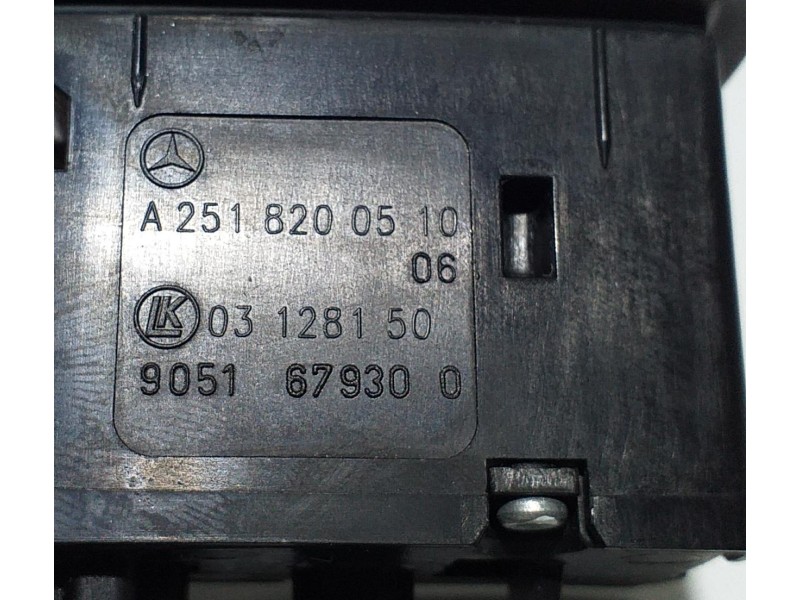 Recambio de mando elevalunas trasero izquierdo para mercedes-benz clase m (w164) 500 (164.175) referencia OEM IAM A2518200510 58