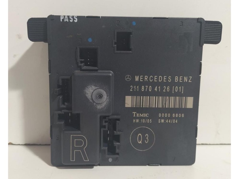 Recambio de modulo electronico para mercedes-benz clase e (w211) berlina e 220 cdi (211.008) referencia OEM IAM 2118704126 78148