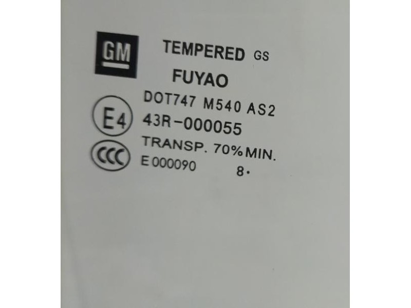 Recambio de luna trasera derecha para opel insignia berlina cosmo referencia OEM IAM A20DTH 78319 