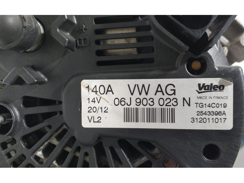 Recambio de alternador para audi q3 (8u) 2.0 tfsi (155kw) ambition quattro referencia OEM IAM 06J903023N 57461  Recambio de alternador para audi q3 (8u) 2.0 tfsi (155kw) ambition quattro referencia OEM IAM 06J903023N 57461