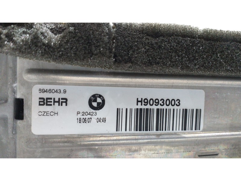 Recambio de evaporador aire acondicionado para bmw serie 6 coupe (e63) 630i referencia OEM IAM H9093003 54372 