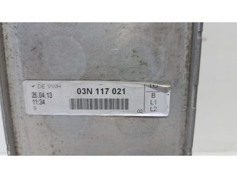 Recambio de enfriador aceite motor para volkswagen golf vii lim. 1.6 tdi dpf referencia OEM IAM 03N117021 76092 R