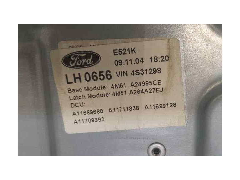 Recambio de elevalunas trasero izquierdo para ford focus berlina (cap) ghia referencia OEM IAM LH996985102 82311 