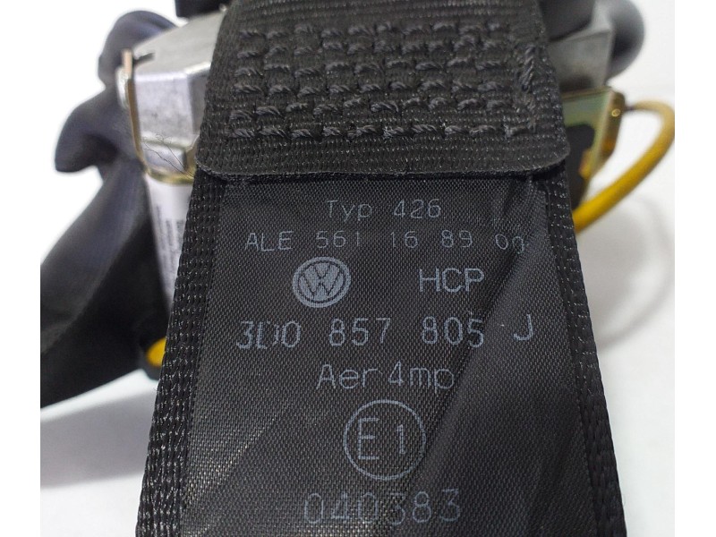 Recambio de cinturon seguridad trasero izquierdo para volkswagen phaeton (3d2/3d8) 4.9 v10 tdi cat (ajs) referencia OEM IAM 3D08