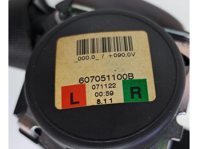 Recambio de cinturon seguridad trasero izquierdo para bmw serie 1 berlina (e81/e87) 118d referencia OEM IAM 607051100B 76160 