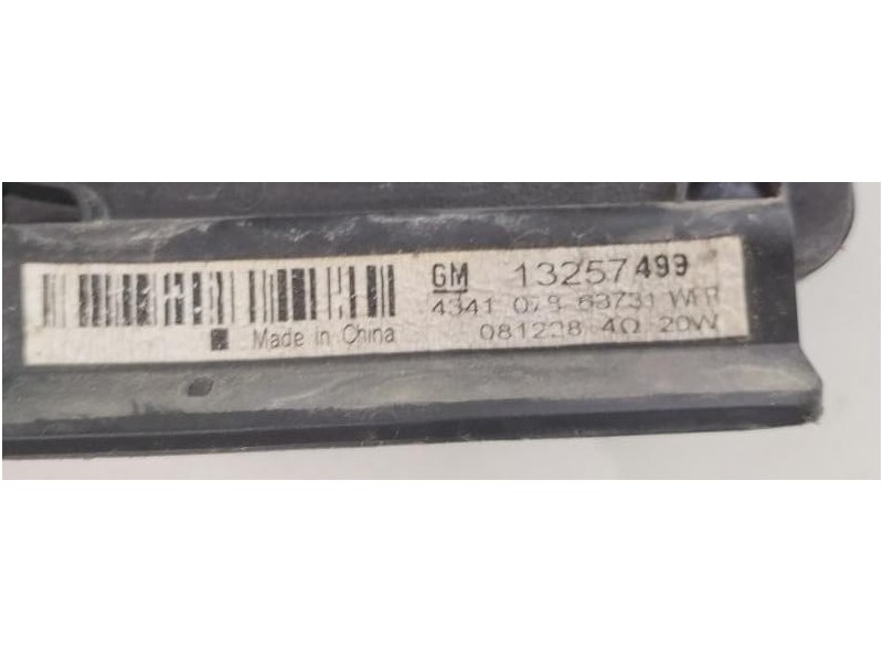 Recambio de sistema audio / radio cd para opel insignia berlina cosmo referencia OEM IAM 13257499 78261 