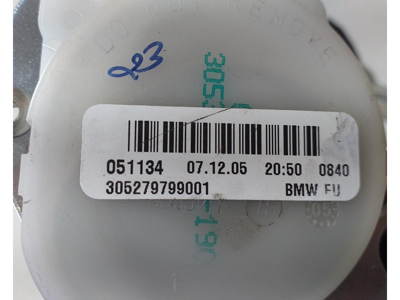 Recambio de cinturon seguridad trasero derecho para bmw serie 3 berlina (e90) 320d referencia OEM IAM 305279799001 69043 