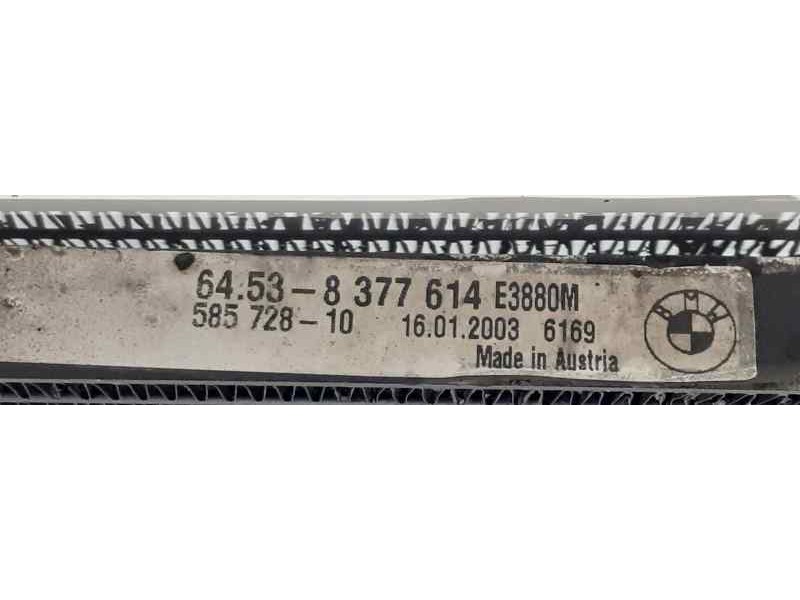 Recambio de condensador / radiador aire acondicionado para bmw serie 3 coupe (e46) 318 ci referencia OEM IAM 64538377614 42398 