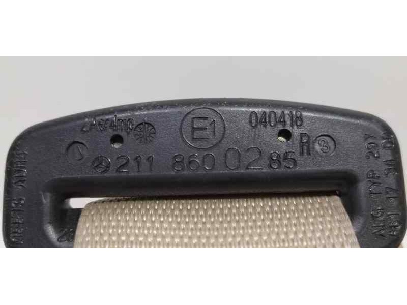 Recambio de cinturon seguridad delantero derecho para mercedes-benz clase e (w211) berlina e 270 cdi (211.016) referencia OEM IA