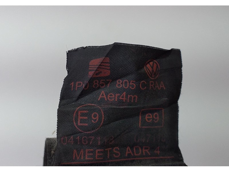 Recambio de cinturon seguridad trasero izquierdo para seat leon (1p1) stylance / style referencia OEM IAM 1P0857805C 69053 