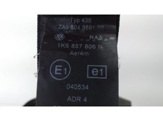 Recambio de cinturon seguridad trasero derecho para volkswagen golf v berlina (1k1) conceptline (e) referencia OEM IAM 1K6857806 2