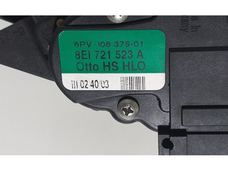 Recambio de potenciometro pedal para audi a4 cabrio (8h) 3.0 quattro referencia OEM IAM 8E1721523A 59076 