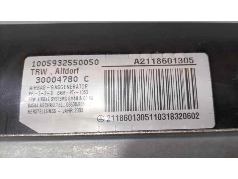 Recambio de airbag delantero derecho para mercedes-benz clase e (w211) berlina e 270 cdi (211.016) referencia OEM IAM A211860130