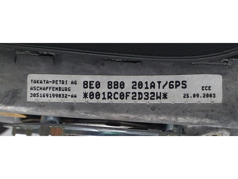 Recambio de kit airbag para audi a4 cabrio (8h) 3.0 quattro referencia OEM IAM 8H1857041F 59111 