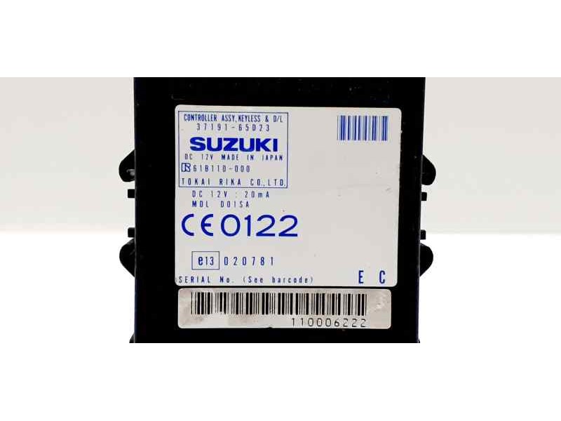 Recambio de centralita cierre para suzuki grand vitara 3 puertas sq (gt) 2.0 básico referencia OEM IAM 3719165D23 43098 