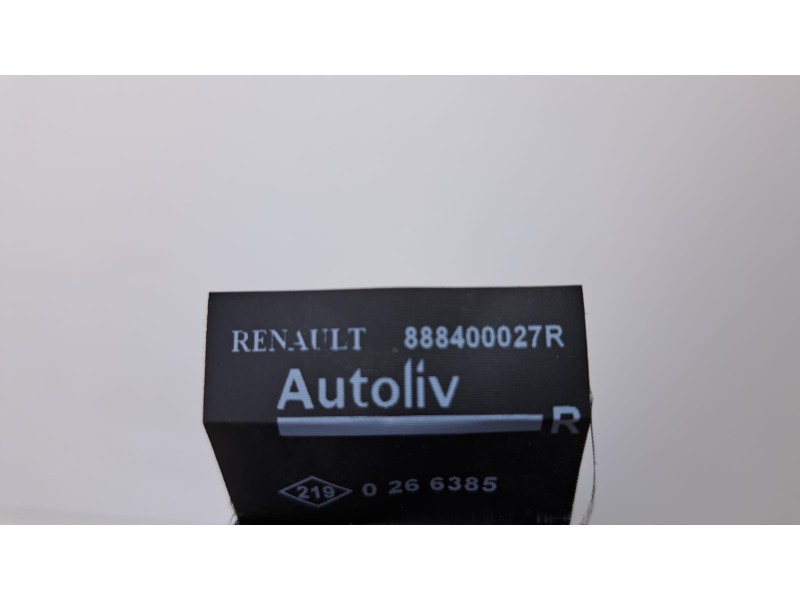 Recambio de cinturon seguridad trasero derecho para renault megane iii berlina 5 p expression referencia OEM IAM 888400027R 7630
