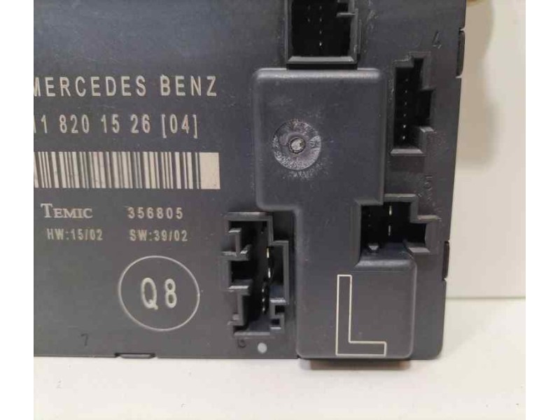 Recambio de modulo electronico para mercedes-benz clase e (w211) berlina e 270 cdi (211.016) referencia OEM IAM 2118201526 85734