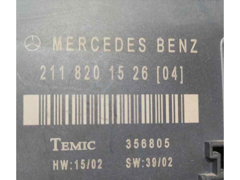 Recambio de modulo electronico para mercedes-benz clase e (w211) berlina e 270 cdi (211.016) referencia OEM IAM 2118201526 85734