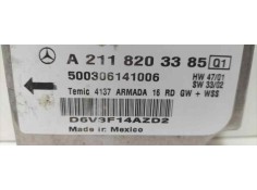 Recambio de centralita airbag para mercedes-benz clase e (w211) berlina e 270 cdi (211.016) referencia OEM IAM A2118203385 85741 2