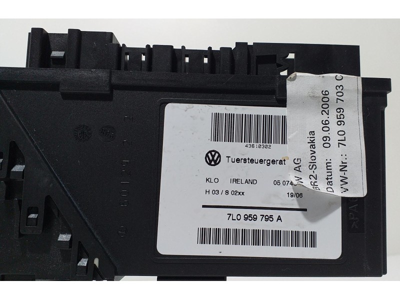 Recambio de motor elevalunas trasero izquierdo para porsche cayenne (typ 9pa) s referencia OEM IAM 7L0959795A 59158 