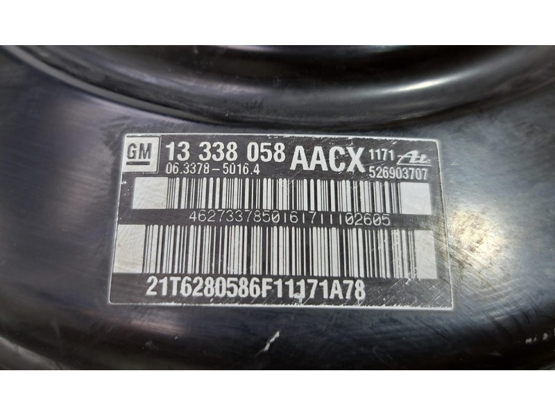 Recambio de servofreno para chevrolet cruze hatchback lt referencia OEM IAM 13338058 76330 R