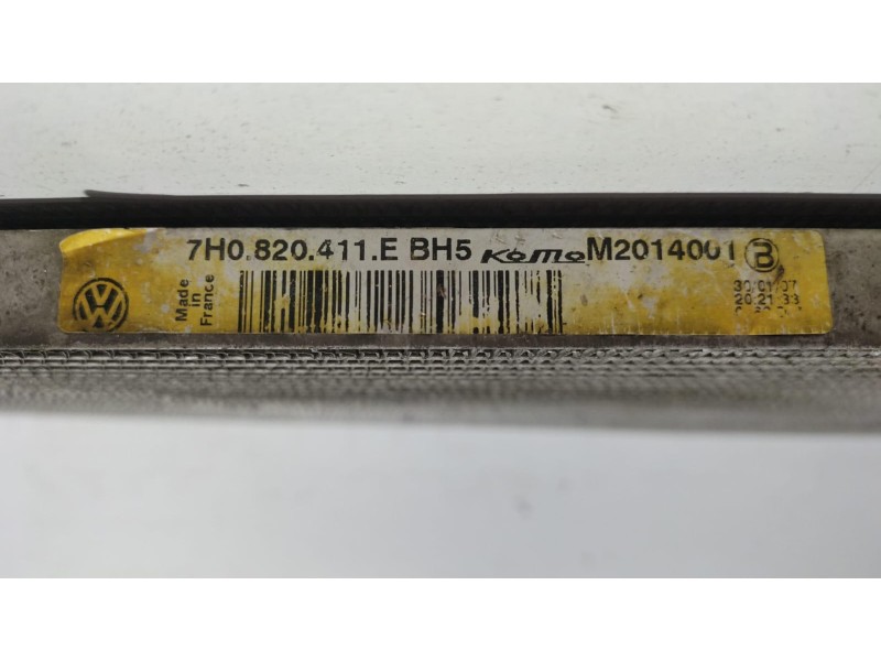 Recambio de radiador calefaccion / aire acondicionado para volkswagen t5 bus 2.5 tdi referencia OEM IAM 7H0820411E 78593 