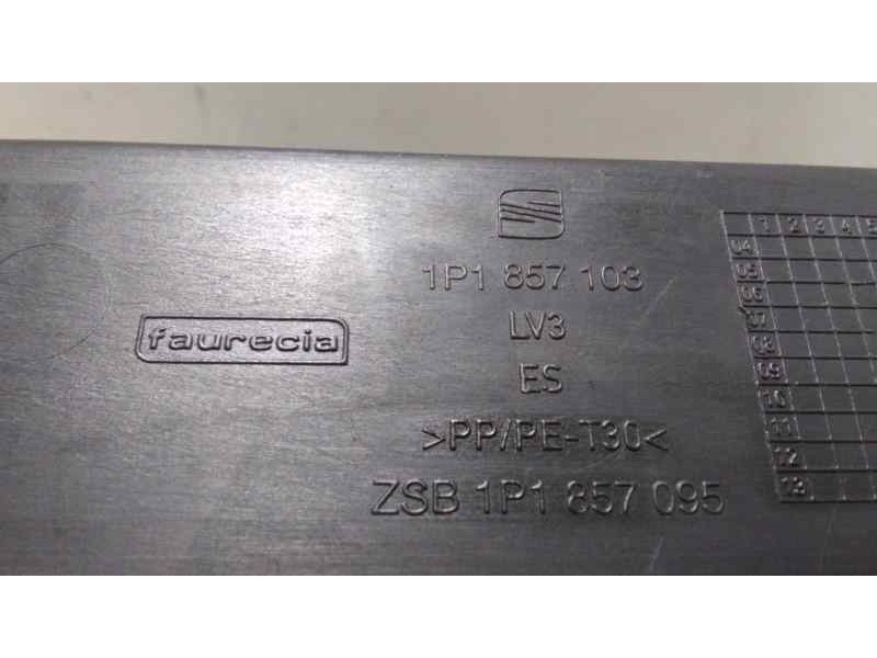 Recambio de guantera para seat leon (1p1) comfort limited referencia OEM IAM 1P1857103 47171 