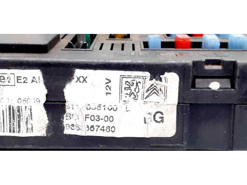 Recambio de caja reles / fusibles para citroën c2 sx referencia OEM IAM 9653667480 43189 