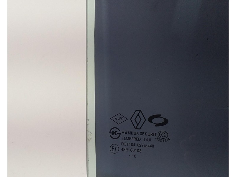 Recambio de luna trasera derecha para renault koleos dynamique referencia OEM IAM 823001644R 69165 