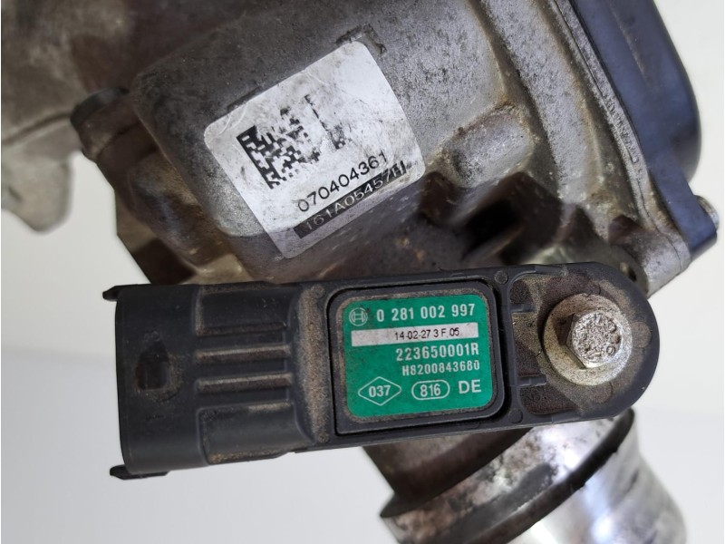 Recambio de caja mariposa para dacia dokker 1.5 dci diesel fap cat referencia OEM IAM 161A05457R 76400 R