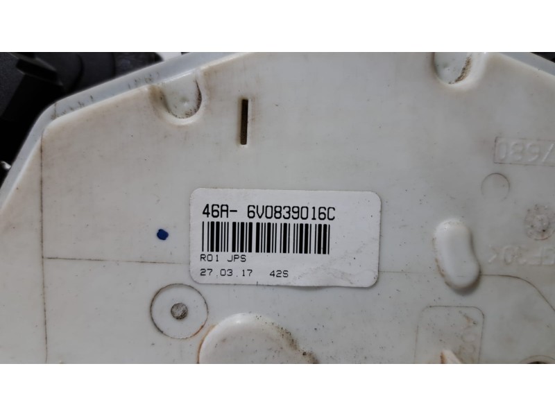 Recambio de cerradura puerta trasera derecha para skoda yeti active referencia OEM IAM 6V0839016C 76423 R