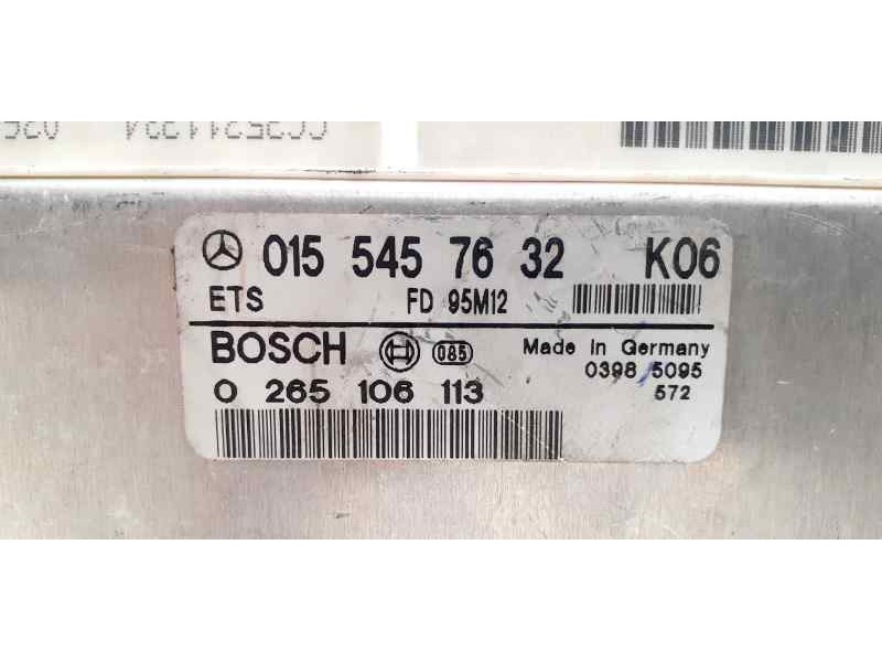 Recambio de centralita abs para mercedes-benz clase e (w210) berlina 200 kompressor (210.048) referencia OEM IAM 0265106113 4222