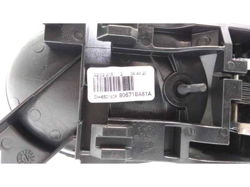 Recambio de maneta interior delantera izquierda para nissan juke (f15) acenta referencia OEM IAM 80671BA61A 47412 