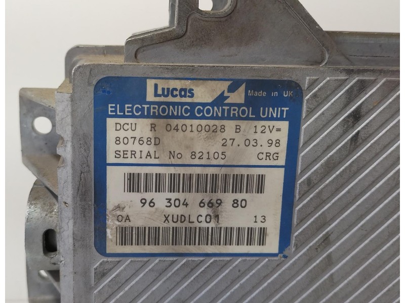 Recambio de centralita motor uce para peugeot 406 berlina (s1/s2) 2.1 turbodiesel cat referencia OEM IAM 9630466980 69288 R