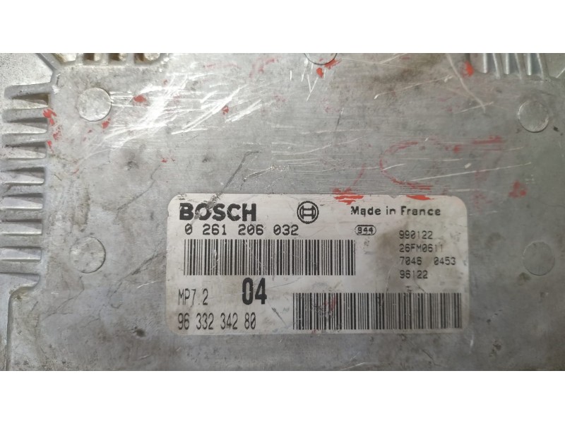 Recambio de centralita motor uce para peugeot 206 berlina xs referencia OEM IAM 9633234280 69292 R