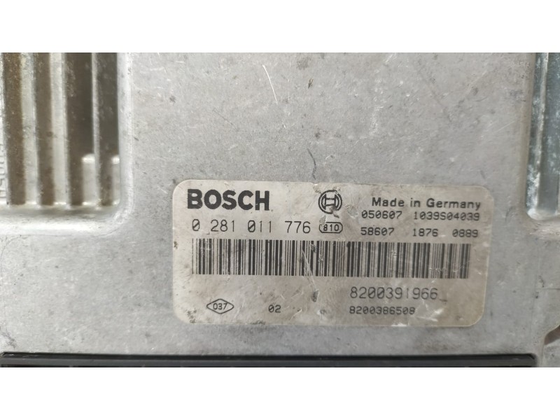 Recambio de centralita motor uce para renault scenic ii confort expression referencia OEM IAM 8200391966 69294 R