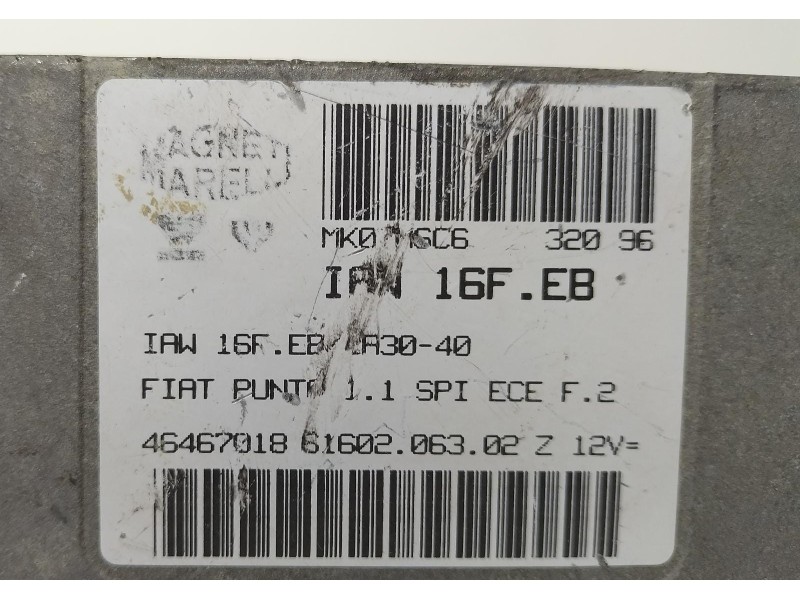 Recambio de centralita motor uce para fiat punto berl. (176) 55 s referencia OEM IAM 46467018 69324 R